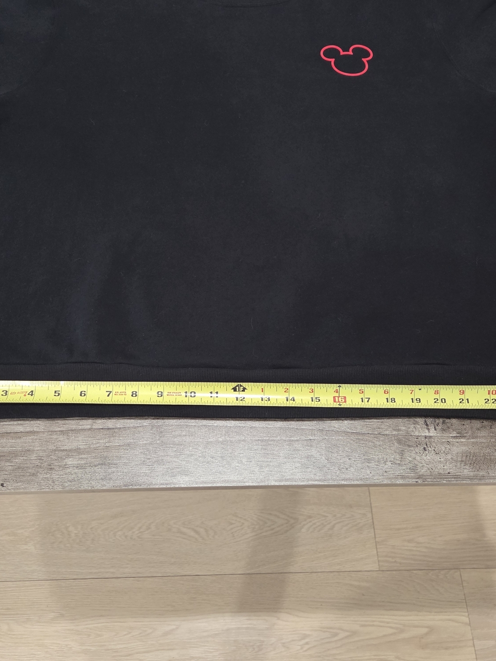 Disney x Lululemon Steady State Crewneck Sweatshirt 2xl 3xl Mickey Black And Red - Picture 7 of 16